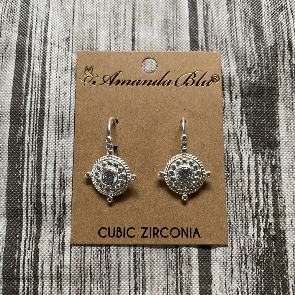 Amanda Blu • Medallion Lever-Back Earrings
